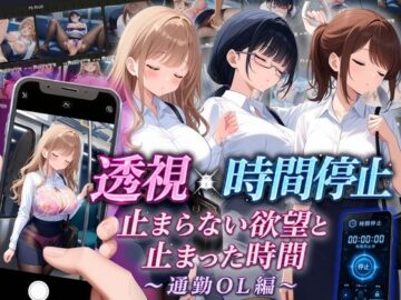 透視×時間停止 止まらない欲望と止まった時間〜通勤OL編〜