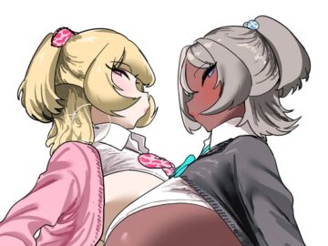 Mカップギャル VS Uカップギャル