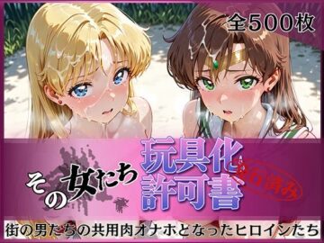その女たち、玩具化許可証発行済み -街の男たちの共用肉オナホとなったヒロインたち- ビー〇ス＆ジュ〇ター編