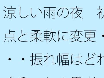 涼しい雨の夜 初点と柔軟に変更・・・振れ幅はどれくらいかの思考